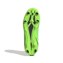 adidas Fussballschuhe X Speedportal.3 LL FG (ohne Schnürsenkel, für feste Böden) grün Kinder